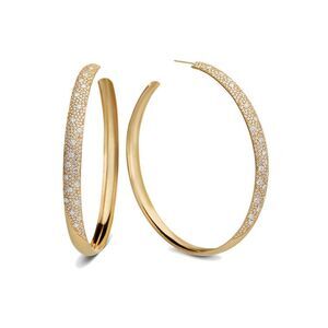 Lana 14K 4.18 Ct. Tw. Diamond Cluster Hoops, Gold